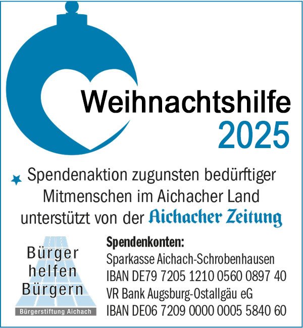 Plakat zur Weihnachtshilfe 2025